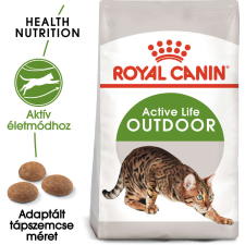 Royal Canin Outdoor - Szabadba gyakran kijáró, aktív felnőtt macska száraz táp 400g macskaeledel