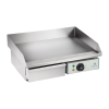 ROYAL CATERING Elektromos grill lap - 55 cm - sima - 1 x 3,0 kW