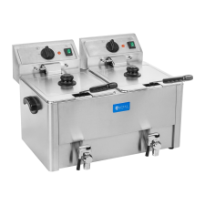 ROYAL CATERING Elektromos olajsütő - 2 x 13 liter - EGO termosztát fritőz