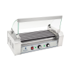 ROYAL CATERING Hot Dog Grill - 5 görgő - Teflon