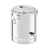 ROYAL CATERING Hőtartó edény - rozsdamentes acél - 22,5 l - leeresztő szeleppel