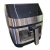 Royalty Line betekintőablakos forrólevegős sütő, air fryer, 8 literes, 1700w, fekete