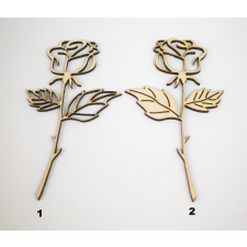  Rózsa fából natúr vagy festett dekorációs kellék