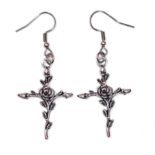  Rózsa kereszt fülbevaló fülbevaló