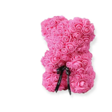 Rózsa Maci 25 cm - Rózsaszín ajándéktárgy