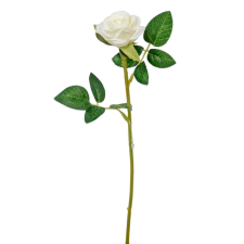  Rózsa szálas krém 26cm dekorációs kellék