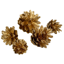  Rózsa toboz arany 22dkg/csom dekorációs kellék
