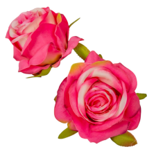  Rózsa virágfej D6cm 24db/szín/csom rózsaszín 604 dekorációs kellék