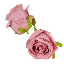  Rózsa virágfej D7cm mályva 840 24db/csom dekorációs kellék