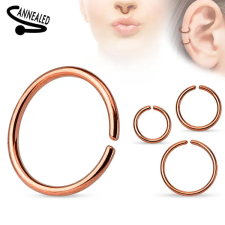  Rózsaarany Rozsdamentes Acél Karika Orr Piercing - 8 mm egyéb ékszer
