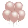  Rózsaszín Light Pink Metallic léggömb, lufi 10 db-os 12 inch (30 cm)