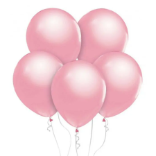  Rózsaszín Pink Metallic léggömb. lufi 10 db-os 12 inch (30 cm) party kellék