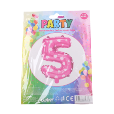 Rózsaszín számos lufi 5 party kellék