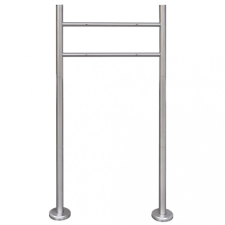  Rozsdamentes acél állvány postaládának kerti dekoráció