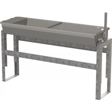  Rozsdamentes acél dönthető itatóvályú - 2 m, szabadon álló, 70 l haszonállat felszerelés