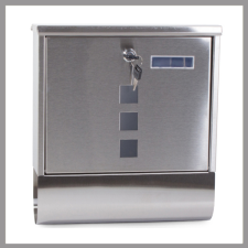  Rozsdamentes acél postaláda szürke 01478 postaláda