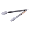  Rozsdamentes grillcsipesz 46cm fa fogantyúkkal 54487