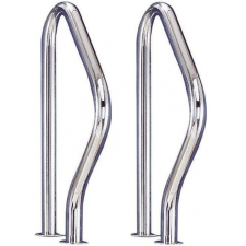 Rozsdamentes korlát, AISI316, 795 x 490 mm, 2 db / csomag medence kiegészítő