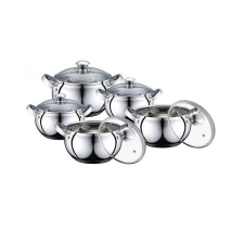  Rozsdamentes öblös edénykészlet 10 részes edény
