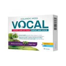 RPM Pharma SA Vocal feketeribizli ízű étrend-kiegészítő szopogató tabletta vitamin és táplálékkiegészítő
