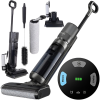 RPP Vezeték nélküli tisztító és mosó porszívó, 200W BLDC motor, 16 kPa szívóerő, két tartályos rendszer (750/720 ml), LED kijelző, halk működés