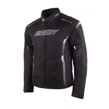 RSA Greby 2 motoros kabát fekete-szürke motoros kabát