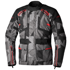 RST endurance ce textil dzseki - Álcázott/szürke/piros motoros kabát