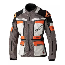 RST Motoros dzseki RST Pro Series Adventure-Xtreme CE fekete-szürke-ezüst-narancs motoros kabát