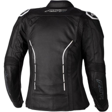  RST Női S1 CE Bőrdzseki - Fekete/Fehér Méret XL motoros kabát