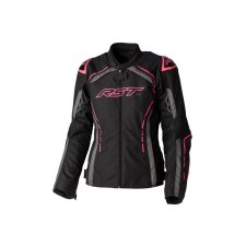 RST Női S1 CE Textil Dzseki - Fekete/Neon Rózsaszín Méret XS motoros kabát
