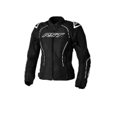 RST Női S1 Mesh CE Textil Dzseki - Fekete/Fehér Méret XL motoros kabát