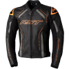 RST S1 CE Bőrdzseki - Fekete/Szürke/Neon Narancs Méret M