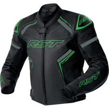 RST S1 D3O bőr dzseki - fekete/neonzöld RST Sisakok és ruházat Kabátok motoros kabát