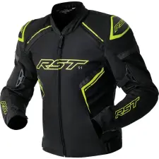 RST S1 D3O textil dzseki – Fekete/Flo sárga RST Sisakok és ruházat Kabátok motoros kabát