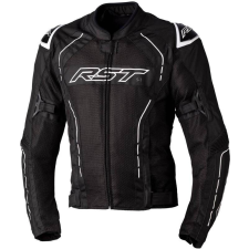RST S1 Mesh CE Textil Dzseki - Fekete/Fehér 6XL Méret motoros kabát