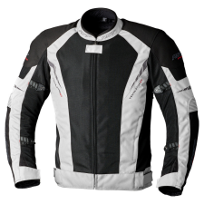 RST textil dzseki Ventilator-XT CE férfi - Fekete/Ezüst motoros kabát