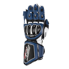 RST Tractech Evo 4 bőrkesztyű kék/fehér/fekete, S méret motoros kesztyű
