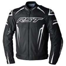 RST tractech evo 5 ce dzseki textil - fekete/fehér/fekete motoros kabát