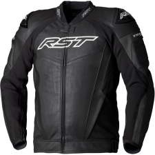 Rst tractech evo 5 férfi bőr dzseki - fekete/fekete/fekete motoros kabát