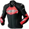 RST Tractech Evo D3O Bőrkabát - Fekete/Piros RST Sisakok és ruházat Kabátok