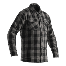 RST x Kevlar® Erősített Lumberjack" CE Textil Dzseki - Sötétszürke Méret S" motoros kabát