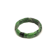 Rubin zoizit téglalap karkötő 12,5x17-17,5mm karkötő