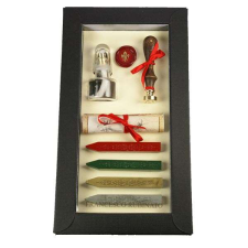  Rubinato Viaszpecsételő készlet 4 viasszal és borszeszégővel ajándéktárgy