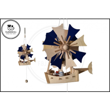  Rugós figura - Léghajó fajáték