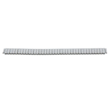  Rugós karóra csat, acél, ezüst színű, 160 mm / 10 mm óraszíj