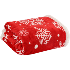 Ruhhy 26611 Takaró karácsonyi motívummal, 130 × 170 cm, piros (5900779960121) lakástextília