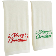 Ruhhy 26612 Törölközőkészlet karácsonyi motívummal, 50 × 100 cm, 2 darab (5900779960138) lakástextília