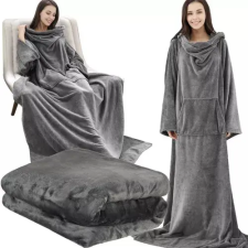 Ruhhy Bluza- kocoszlafrok jasnoszary Ruhhy 22649 lakástextília