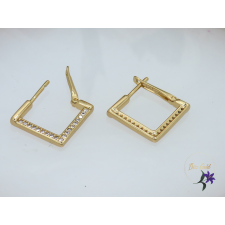  Rüja antiallergén dizájn fülbevaló-18K fülbevaló