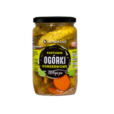 Runoland bio csemege uborka 670 g konzerv